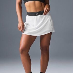 Alo White Athletic Skirt